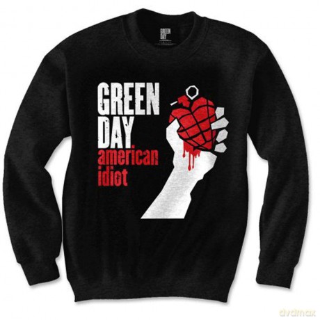 Green Day: Men's Sweatshirt: American Idiot (Large)