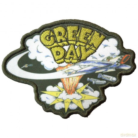 Green Day: Standard Patch: Dookie Cut-Out Green