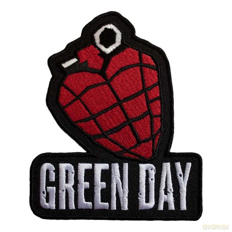 Green Day: Standard Patch: Grenade Logo