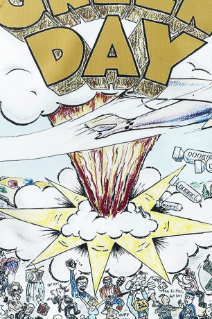 Green Day: Textile Poster: Dookie