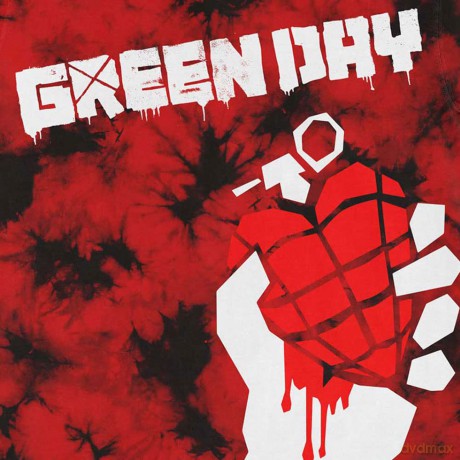 Green Day: Unisex T-Shirt: American Idiot (Red) (Wash Collection) (Small)