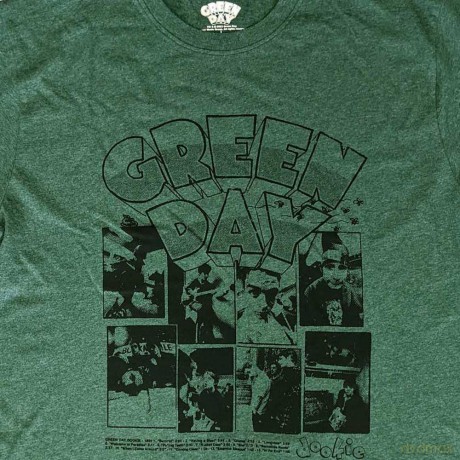 Green Day: Unisex T-Shirt: Dookie Frames (Green) (X-Large)