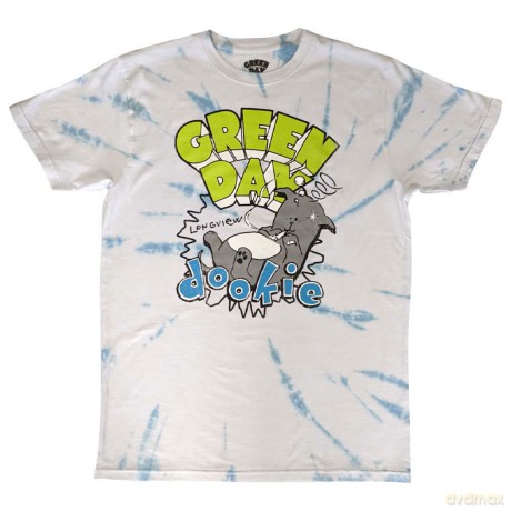 Green Day: Unisex T-Shirt: Dookie Longview (White) (Wash Collection) (X-Large)