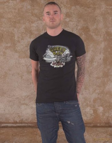 Green Day: Unisex T-Shirt: Dookie Vintage (Black) (Large)