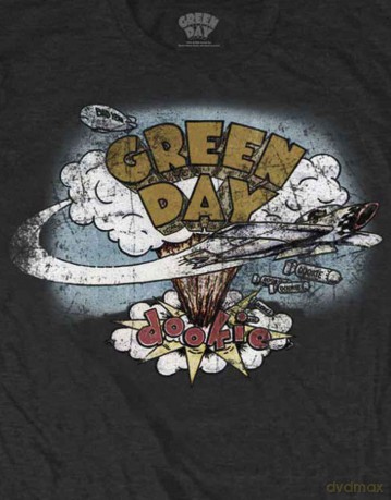 Green Day: Unisex T-Shirt: Dookie Vintage (Black) (Small)