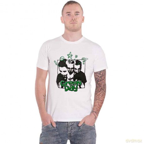 Green Day: Unisex T-Shirt: Good Riddance (White) (Back Print) (Small)