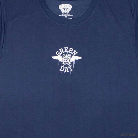Green Day: Unisex T-Shirt: Mini Wings (Denim Blue) (Medium)