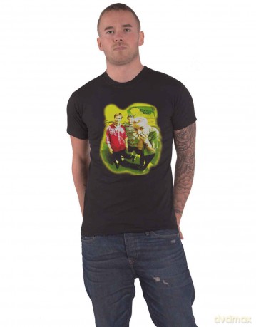 Green Day: Unisex T-Shirt: Neon Photo (Black) (X-Large)