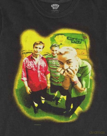 Green Day: Unisex T-Shirt: Neon Photo (Black) (XX-Large)