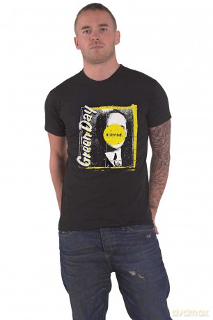 Green Day: Unisex T-Shirt: Nimrod Tracklist (Black) (Back Print) (Medium)