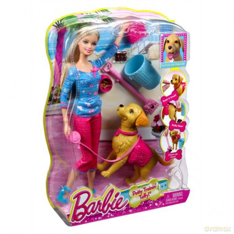MATTEL Barbie Lalka z Pieskiem [ZABAWKA]