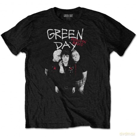 Green Day: Unisex T-Shirt: Red Hot (Black) (XX-Large)