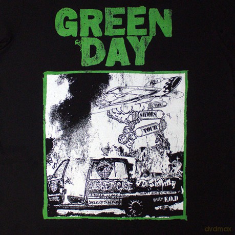 Green Day: Unisex T-Shirt: Riot Trio (Black) (XX-Large)