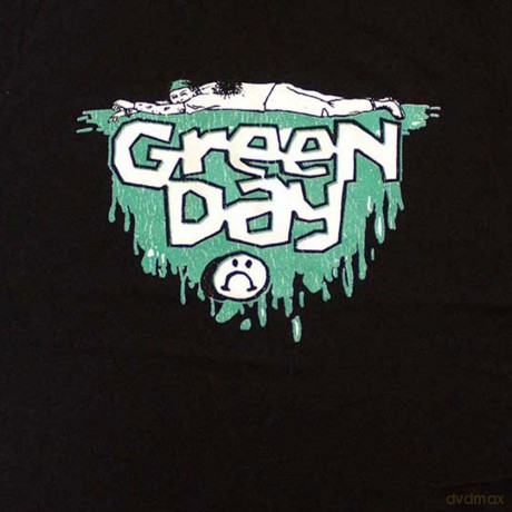 Green Day: Unisex T-Shirt: Sad Smiley (Black) (X-Large)