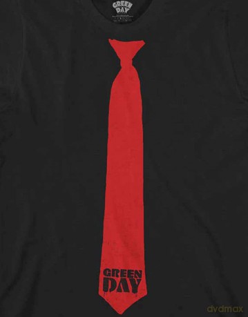 Green Day: Unisex T-Shirt: Tie (Black) (Medium)