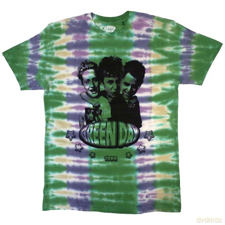 Green Day: Unisex T-Shirt: Trio (Green) (Wash Collection) (Large)