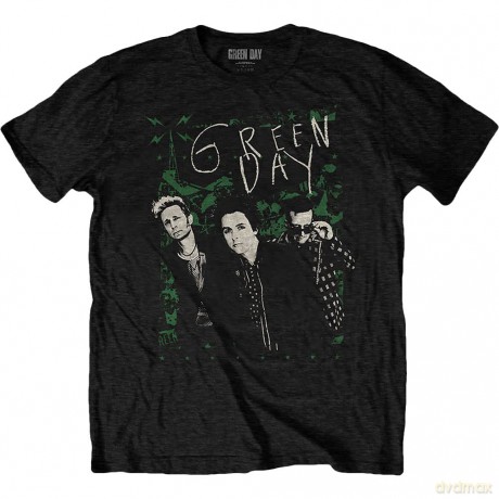 Green Day: Unisex Tee: Green Lean (Large)