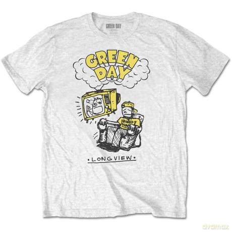 Green Day: Unisex Tee: Longview Doodle (Small)