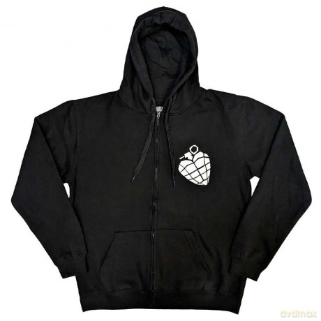 Green Day: Unisex Zipped Hoodie: American Idiot The Musical (Black) (Back Print) (Medium)