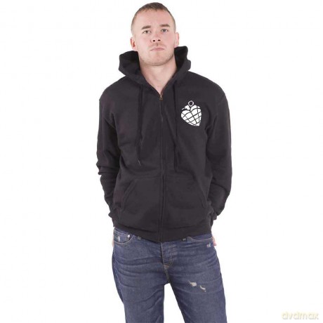 Green Day: Unisex Zipped Hoodie: American Idiot The Musical (Black) (Back Print) (Small)