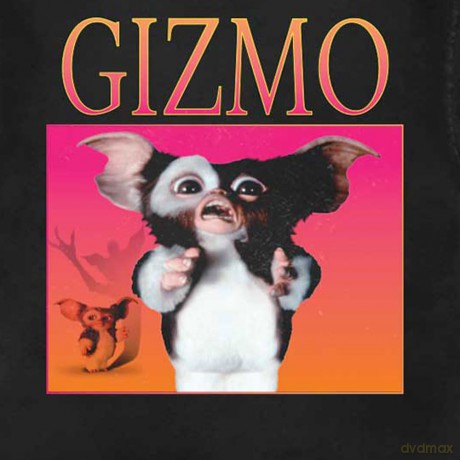 Gremlins: Unisex T-Shirt: Gizmo Homage (Black) (Large)