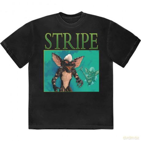 Gremlins: Unisex T-Shirt: Stripe Homage (Black) (XX-Large)