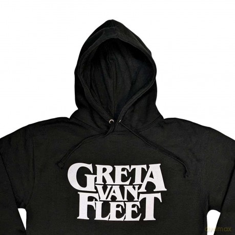 Greta Van Fleet: Unisex Pullover Hoodie: Logo (White) (XX-Large)