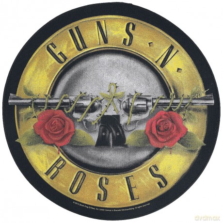 Guns N' Roses: Back Patch: Bullet Logo