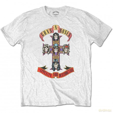 Guns N' Roses: Kid's Tee: Appetite for Destruction (Boy's Fit/Retail Pack) (7 - 8 Years)