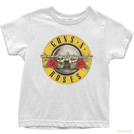 Guns n Roses: Guns N' Roses Kids Toddler T-Shirt: Classic Logo (White) (18 Months)