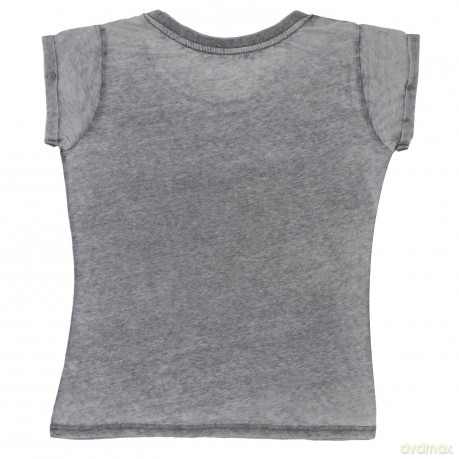 Guns N' Roses: Ladies Fashion Tee: Faded Skull (Burn Out) (Small)