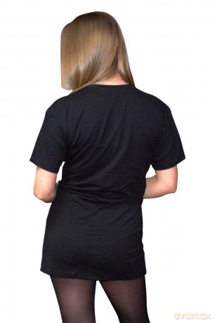 Guns n Roses: Guns N' Roses Ladies T-Shirt Dress: Classic Logo (Black) (Small)