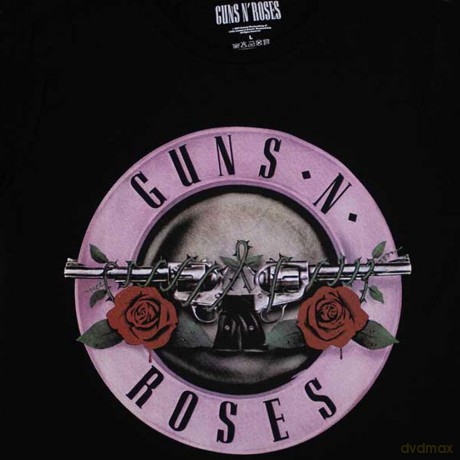 Guns n Roses: Guns N' Roses Ladies T-Shirt: Classic Logo (Black) (Small)