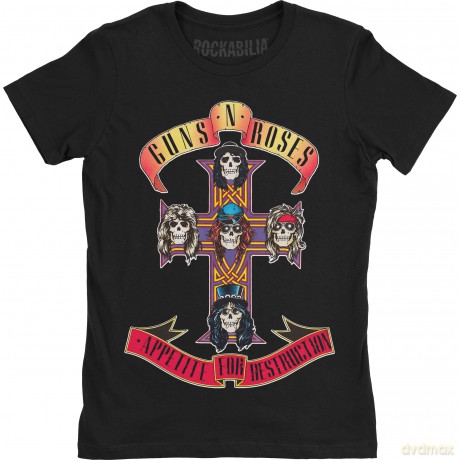 Guns N' Roses: Ladies Tee: Appetite for Destruction (Retail Pack) (X-Large)
