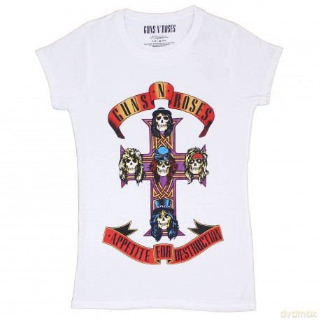 Guns N' Roses: Ladies Tee: Appetite for Destruction (Retail Pack) (X-Large)