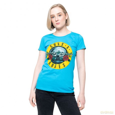 Guns N' Roses: Ladies Tee: Classic Bullet Logo (Skinny Fit) (Medium)