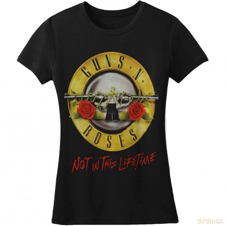Guns N' Roses: Ladies Tee: Not In This Lifetime Tour (Back Print) (Large)