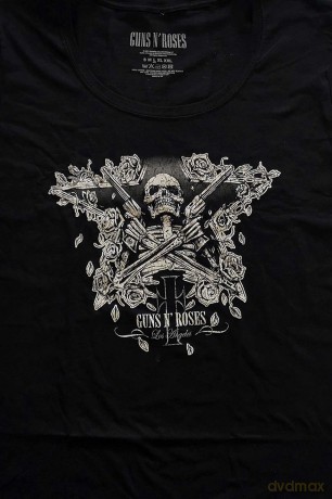 Guns n Roses: Guns N' Roses Ladies Tee: Skeleton Guns (Medium)