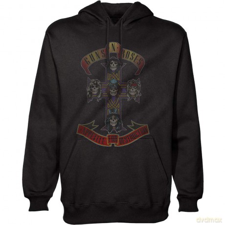 Guns N' Roses: Men's Pullover Hoodie: Appetite for Destruction (XX-Large)