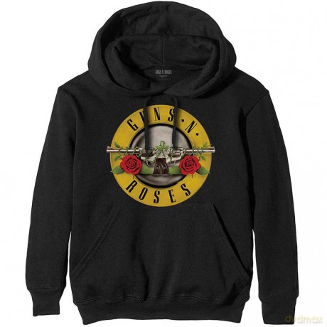 Guns N' Roses: Men's Pullover Hoodie: Classic Logo (X-Large)
