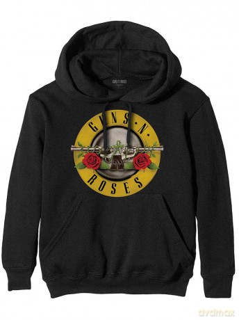 Guns N' Roses: Men's Pullover Hoodie: Classic Logo (X-Large)