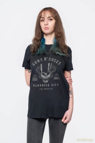 Guns N' Roses: Men's Tee: 100% Volume (Medium)