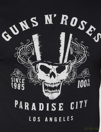 Guns N' Roses: Men's Tee: 100% Volume (Small)
