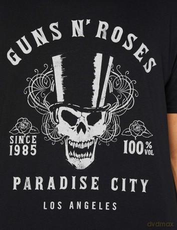 Guns N' Roses: Men's Tee: 100% Volume (X-Large)