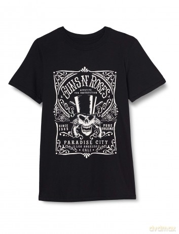 Guns N' Roses: Men's Tee: Bourbon Label (Large)