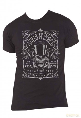Guns N' Roses: Men's Tee: Bourbon Label (Medium)