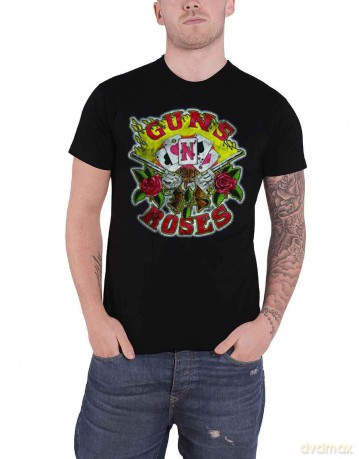 Guns N' Roses: Men's Tee: Cards (Large)