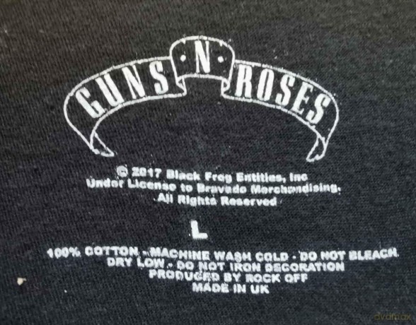 Guns N' Roses: Men's Tee: Cards (Large)