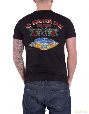 Guns N' Roses: Men's Tee: NJ Summer Jam 1988 with Back Printing (Small)