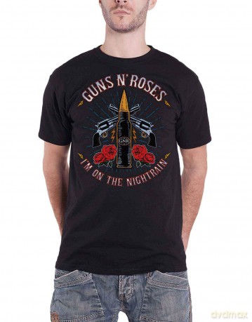 Guns N' Roses: Men's Tee: Night Train (Medium)